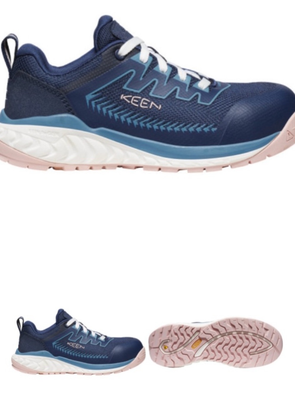 Keen Utility - Arvada EH Carbon Fiber Toe - Naval Academy/ Peach Whip NWT - 9M